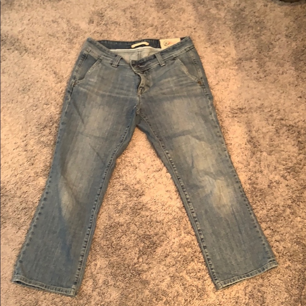 Womens Washed Jeans